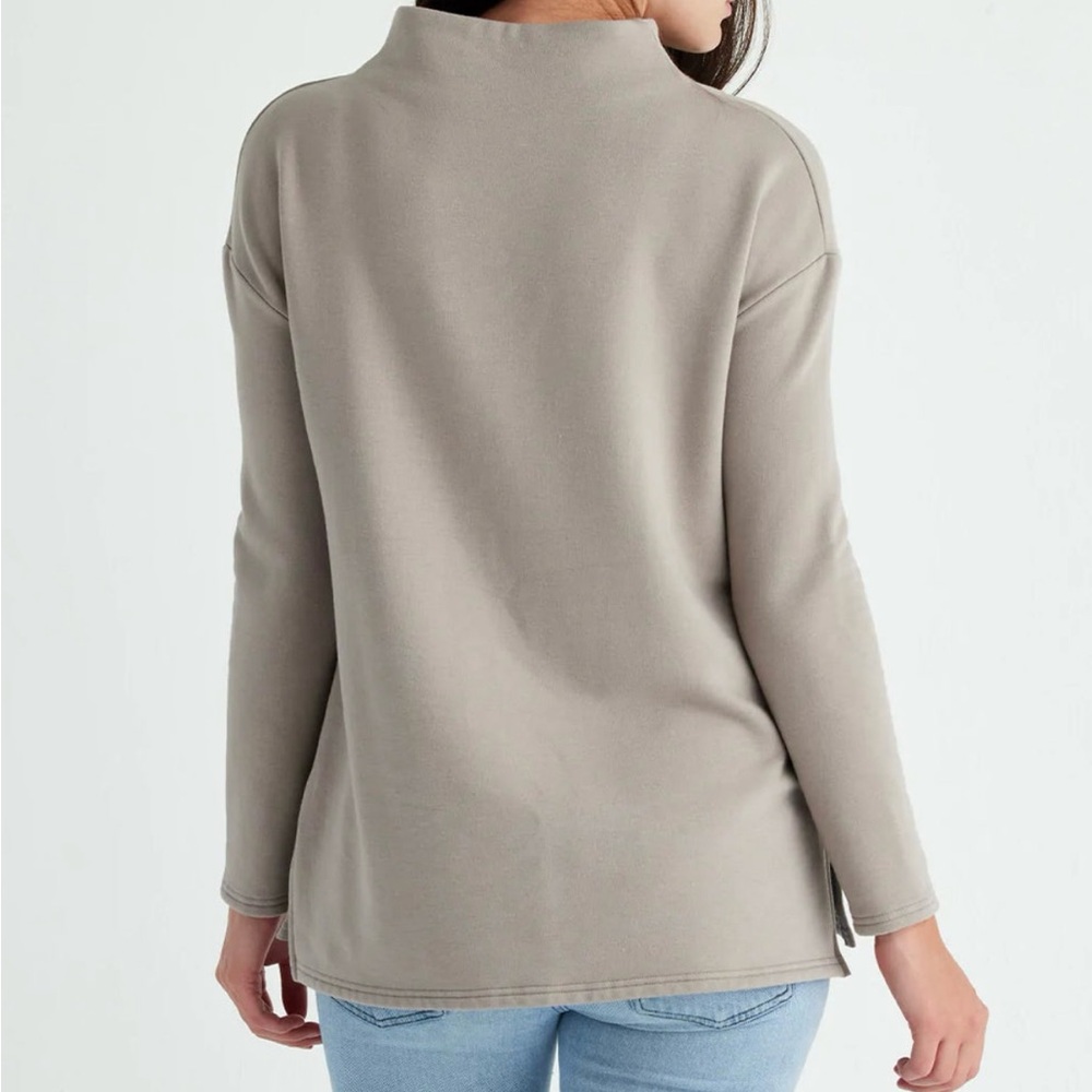 Free Fly Apparel Women's Taupe Sweatshirt - Picture 2 of 4